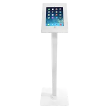 iPad Secure Floor Stand - Optional Literature Units - Plex Display