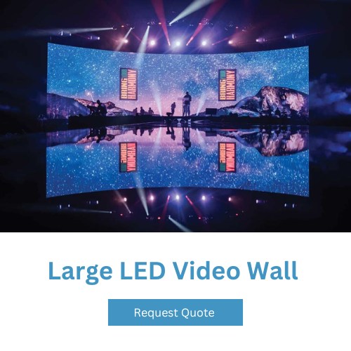 Rent large led video wall