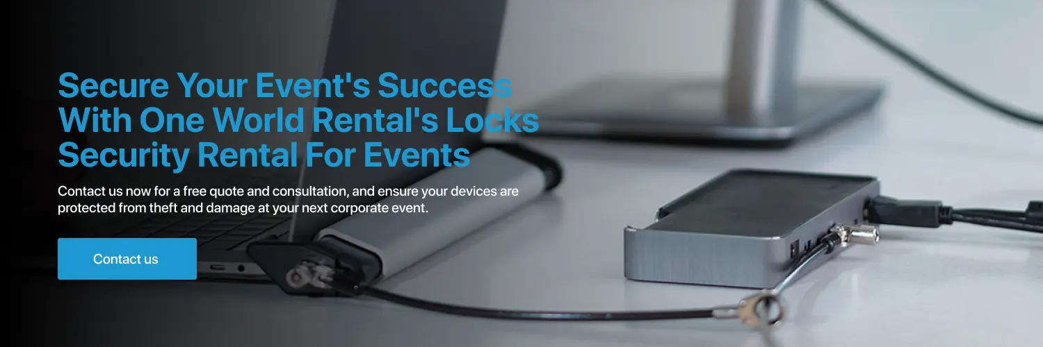 Secure Your Event's Success With One World Rental's Locks Security Rental For Events  