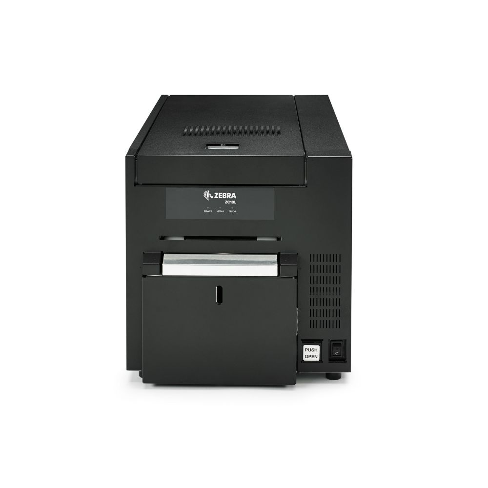 Rent Zebra ZC10L and produce full, edge-to-edge color cards.