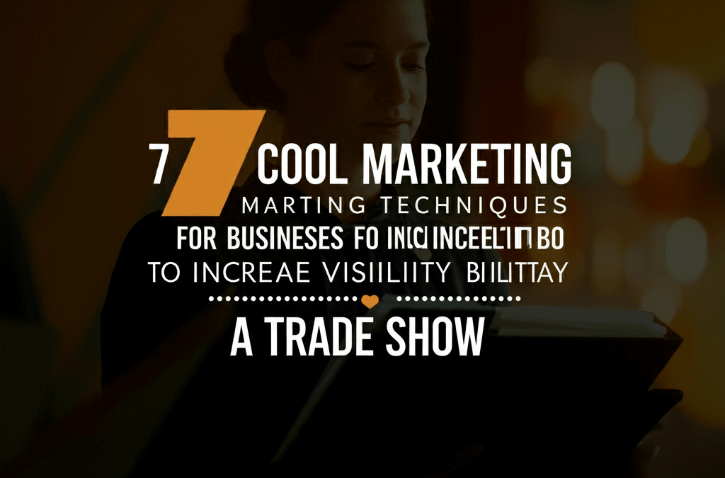 7 COOL MARKETING TECHNIQUES FOR BUSINESSES TO INCREASE VISIBILITY IN A TRADE SHOW